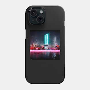 Neon New York Skyline - best selling Phone Case