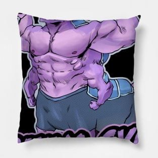 rhino gym monster Pillow