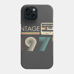 Vintage 1971 Limited Edition Cassette Phone Case