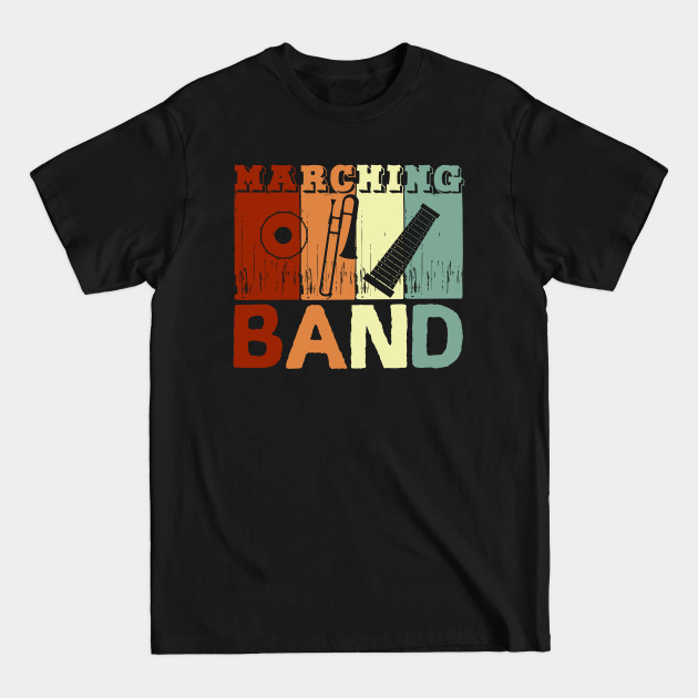 Disover Vintage Marching Band Musician Music - Marching Band - T-Shirt