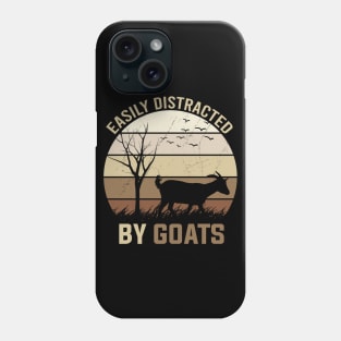 Easily Distracted By Goats Phone Case