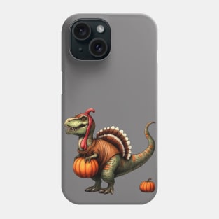 Turkeysaurus Rex Dino Turkey for Thanksgiving Phone Case