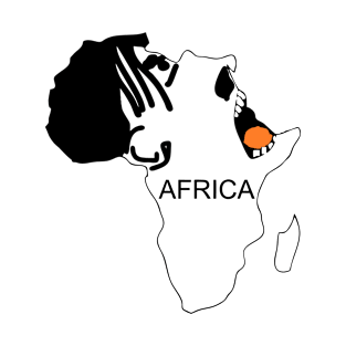 A funny map of Africa T-Shirt