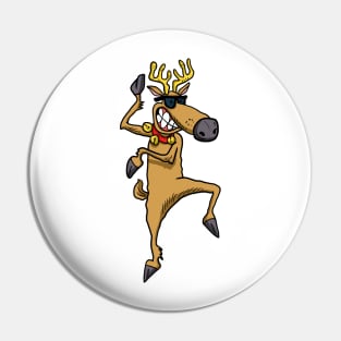 Dancing Reindeer Pin