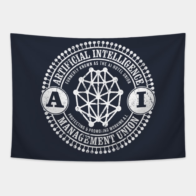 A.I. Management Union Tapestry by MindsparkCreative