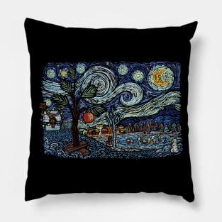 Starry_Winter_Night Pillow