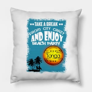 Summer Time In Tonga Pillow