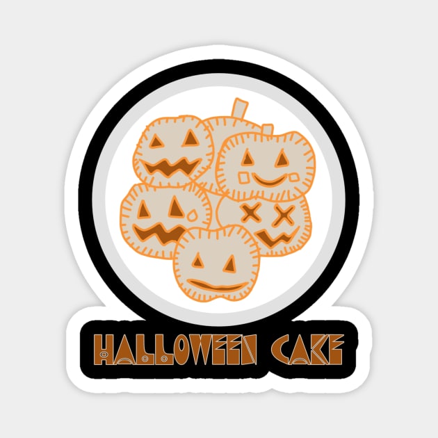 Hallowen Cake Magnet by Narita_Hayunanda