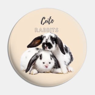 Cute RABBITS Pin