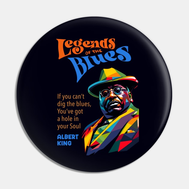 Albert King WPAP Pin by BAJAJU