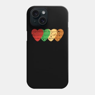 Cool Retro Vintage Hearts Valentines Day Lovers Gift Phone Case