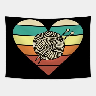 Knitting Crochet Lovers - Retro Tapestry