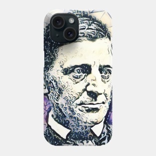 Ralph Waldo Emerson Colourful Portrait | Ralph Waldo Emerson Artwork 14 Phone Case