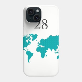 My Number 28 & The World Phone Case