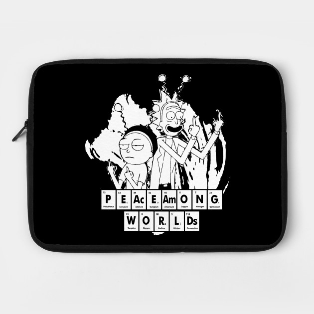 rick and morty laptop case