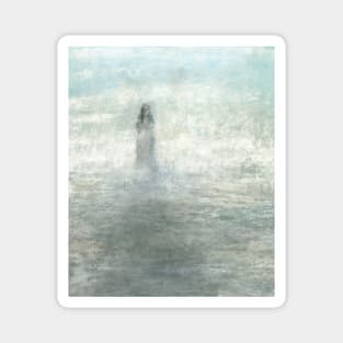 in the mist - pastel painting Magnet