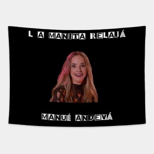 La manita relajá Lucía Isla de las Tentaciones Tapestry