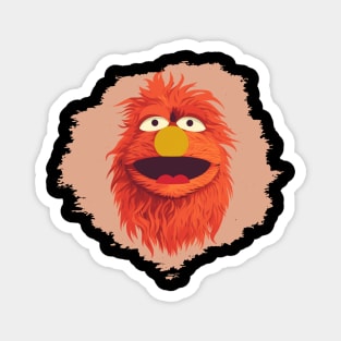 Red Muppets Magnet