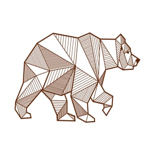 BrownLine Bear: Whimsical Wild T-Shirt