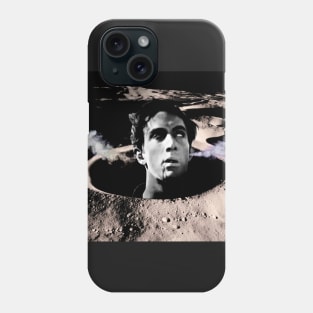 blowing off steam on the moon Phone Case