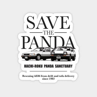 Save the Panda AE86 Magnet