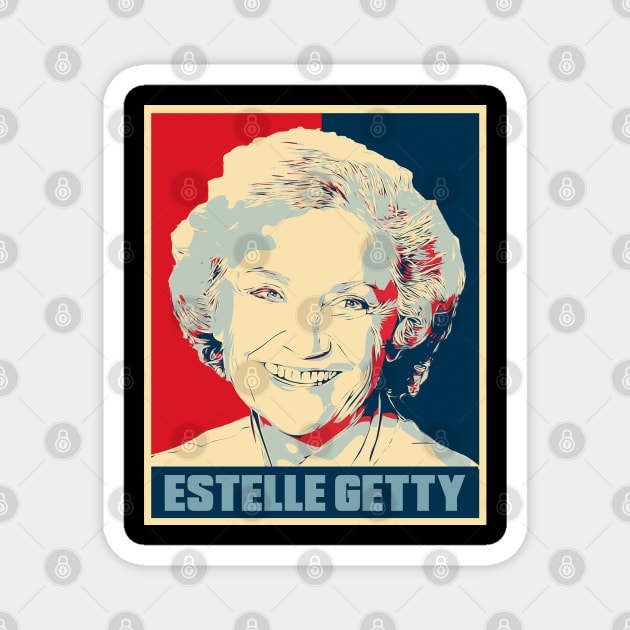 Estelle Getty Golden Girls Hope Poster Art Magnet by Odd Even