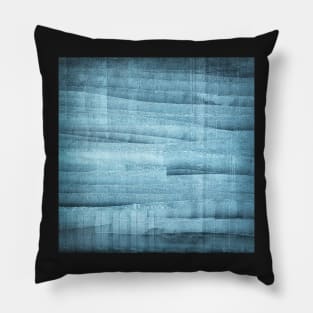 Blue Whitewash Abstract Pillow