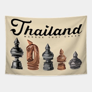 Makruk Thai Chess Tapestry