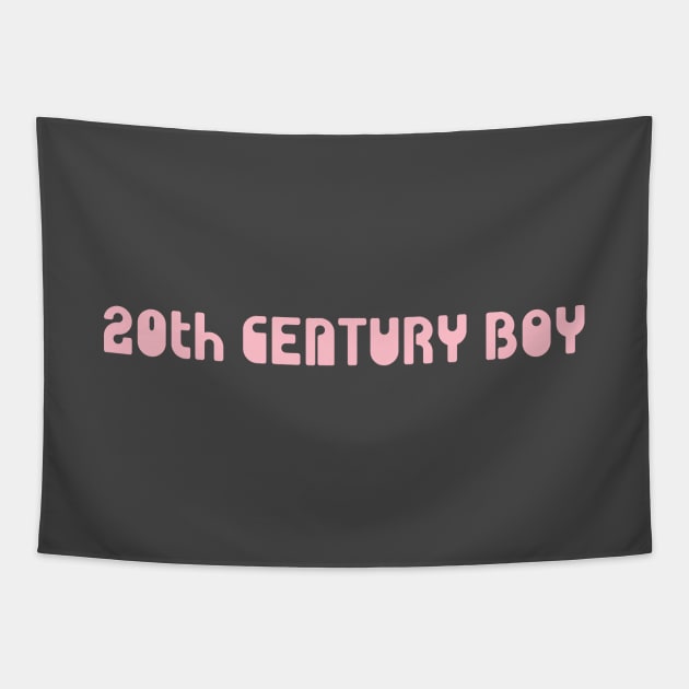 20th Century Boy, pink Tapestry by Perezzzoso