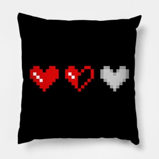 Gaming Hearts Pillow