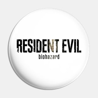 Resident Evil 7 Text Art Pin