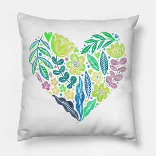 Botanical Heart Juicy Pillow