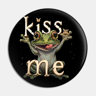 kiss me Pin