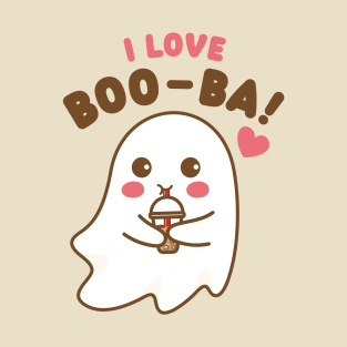 Boo-ba Ghost (on light colors) T-Shirt