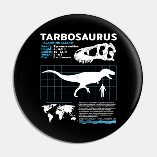 Tarbosaurus Fact Sheet Pin