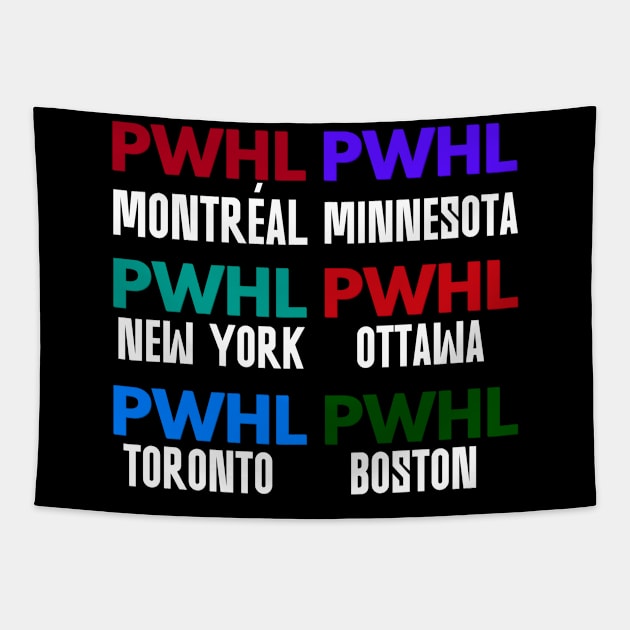 All PWHL MEMEBERS Tapestry by thestaroflove