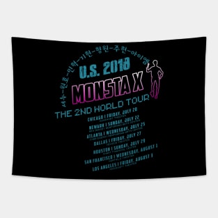 MONSTA X U.S. 2018 THE 2ND WORLD TOUR Tapestry