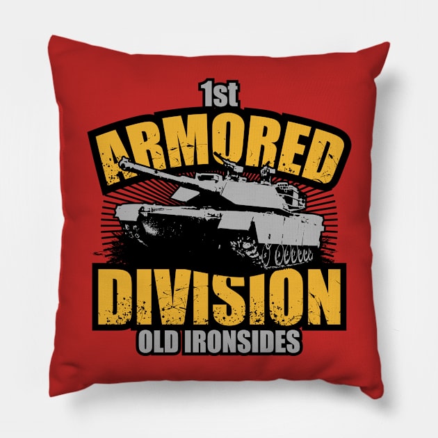 1st Armored Division Pillow by TCP