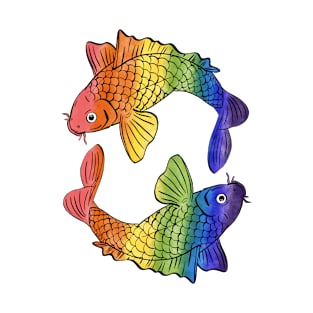 Koi Carp With Rainbow Scales T-Shirt