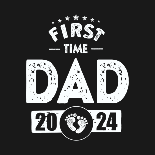 First time dad 2024 pregnancy announcement T-Shirt