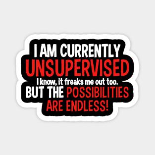 I Am Currently Unsupervised Magnet