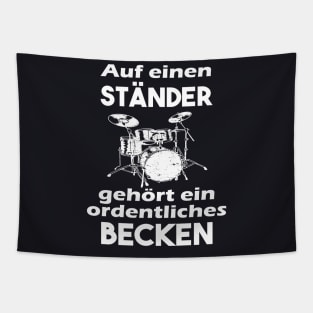 Schlagzeug Becken lustiges Schlagzeuger Geschenk Tapestry