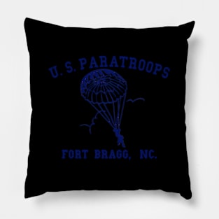 Us Paras Fort Bragg Nc Ww2 Pillow