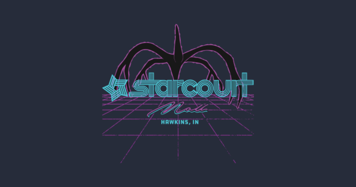 Star Court Mall Stranger Things Crewneck Sweatshirt TeePublic