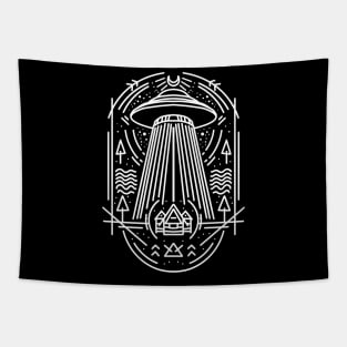 alien abduction Tapestry