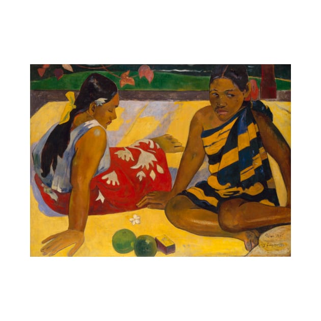 Parau Api. What News by Paul Gauguin by Classic Art Stall