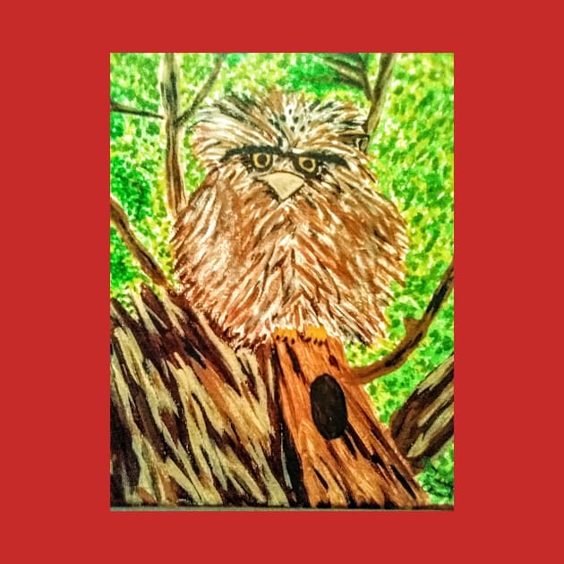 Grumpy Ol' Owl by Terri's Fun Owls