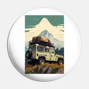 4x4 Mount Fuji Pin