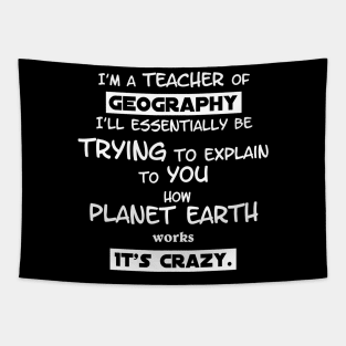 Geography Teacher Tapestry