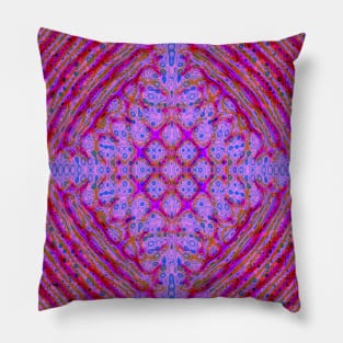 Paisley Kaleidoscope Fractal Pillow